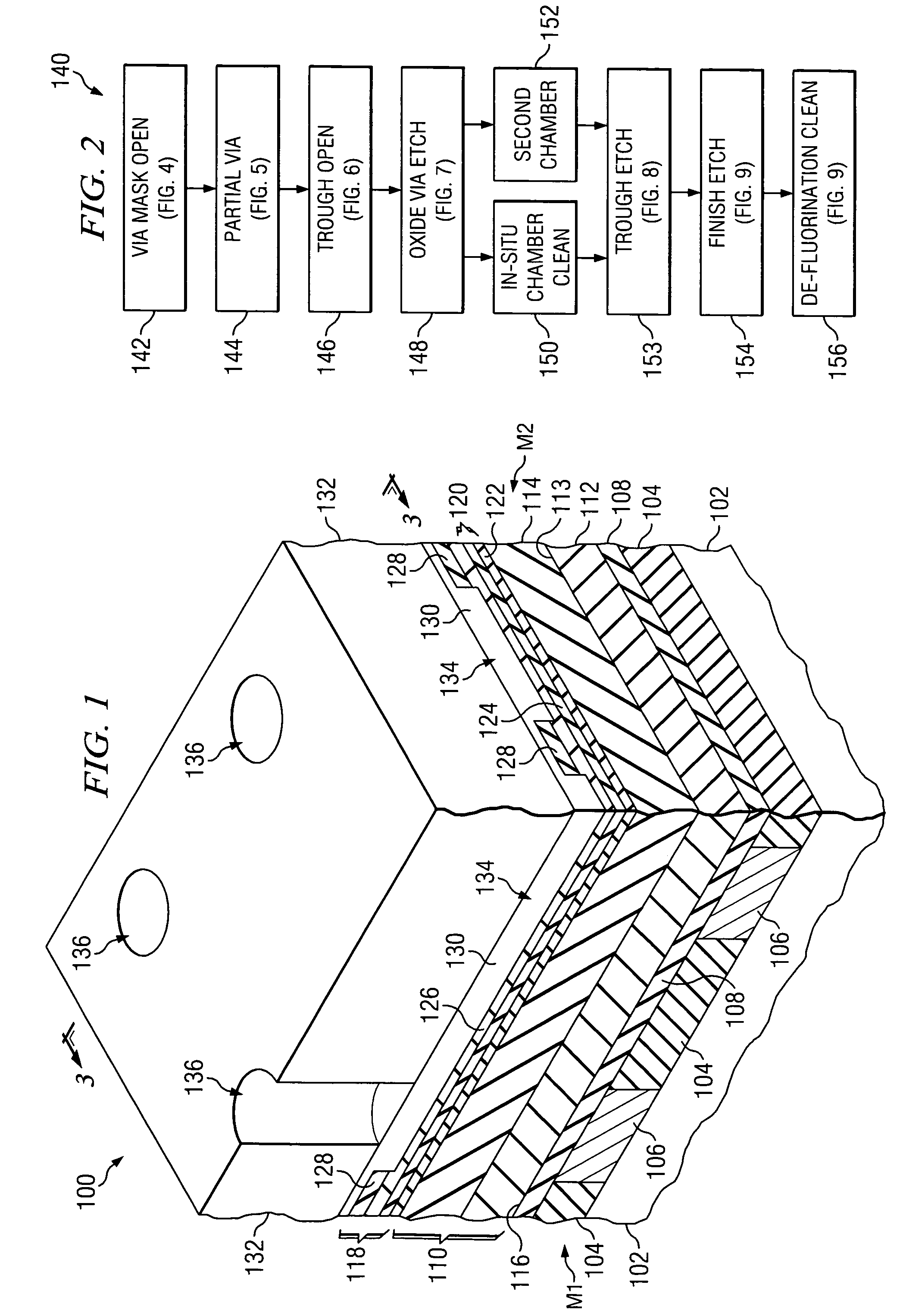 Dual damascene structure and method