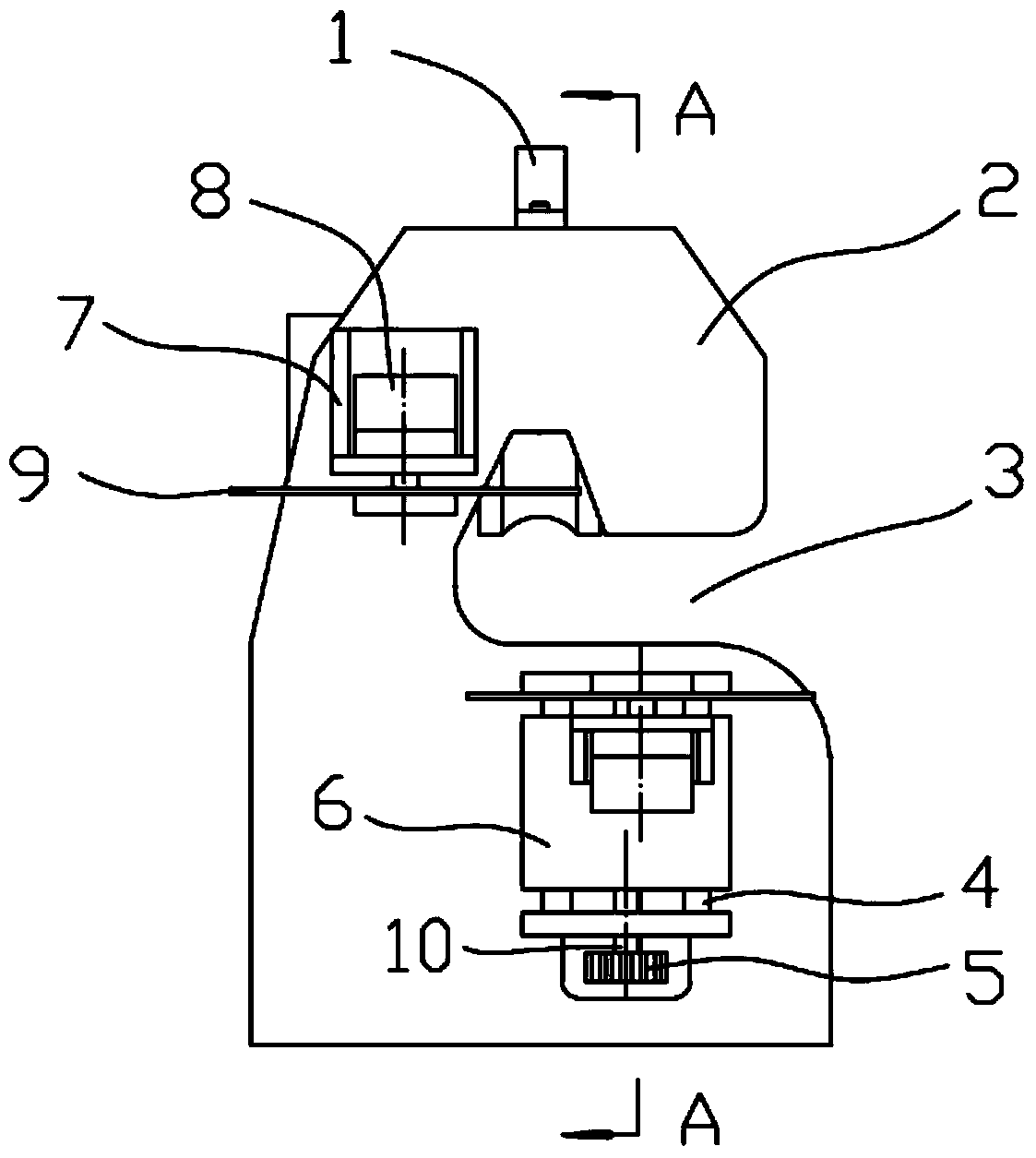 Machine for removing impurities on electric transmission line