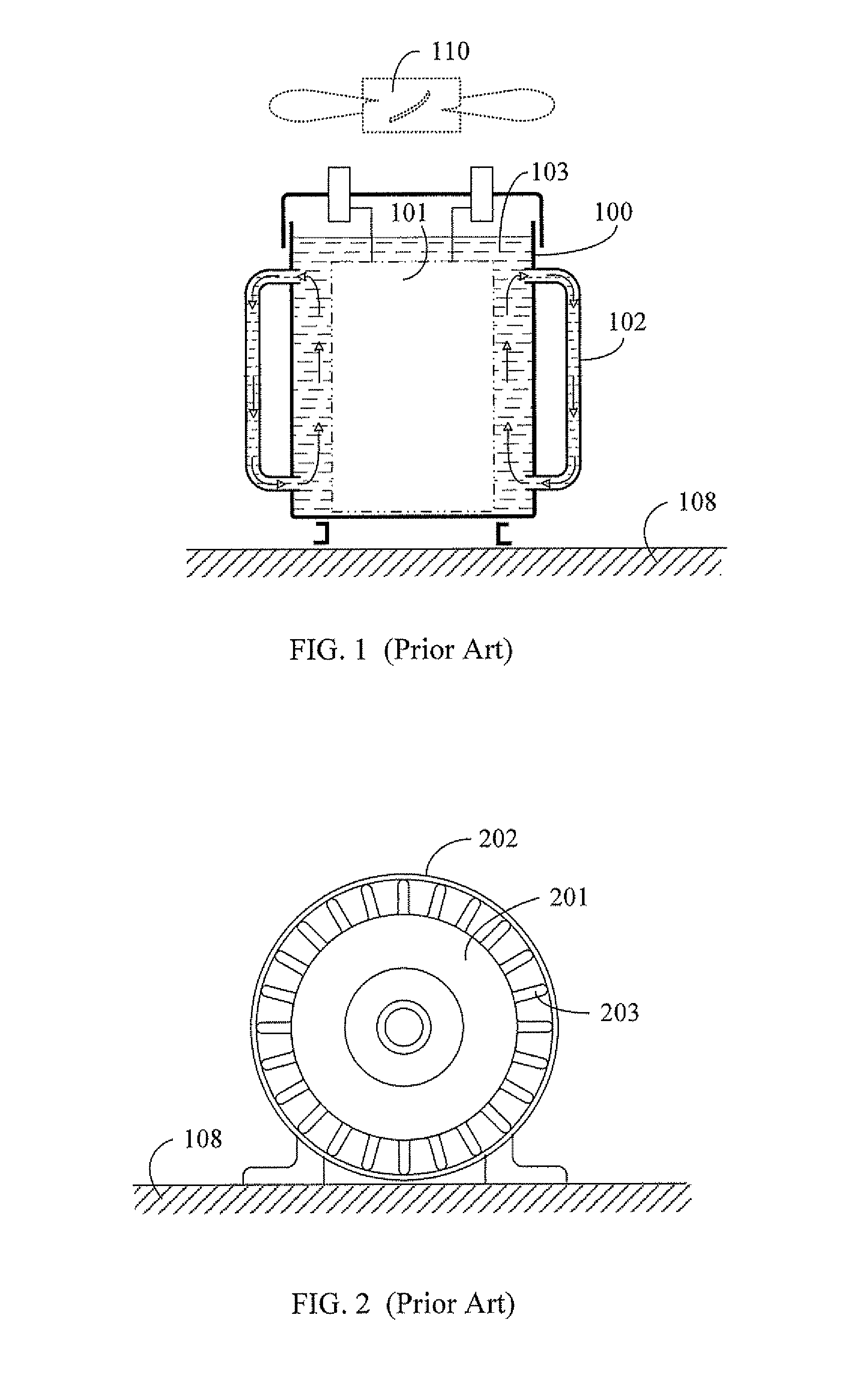 Electric equipment in which heat being dissipated through superficial temperature maintaining member and exchanging fluid