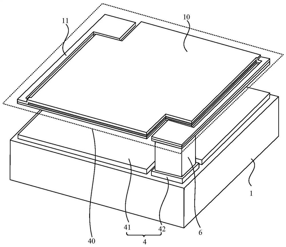 CMOS infrared detector with solid column