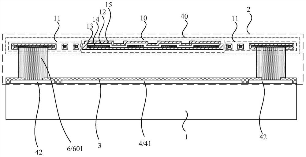 CMOS infrared detector with solid column