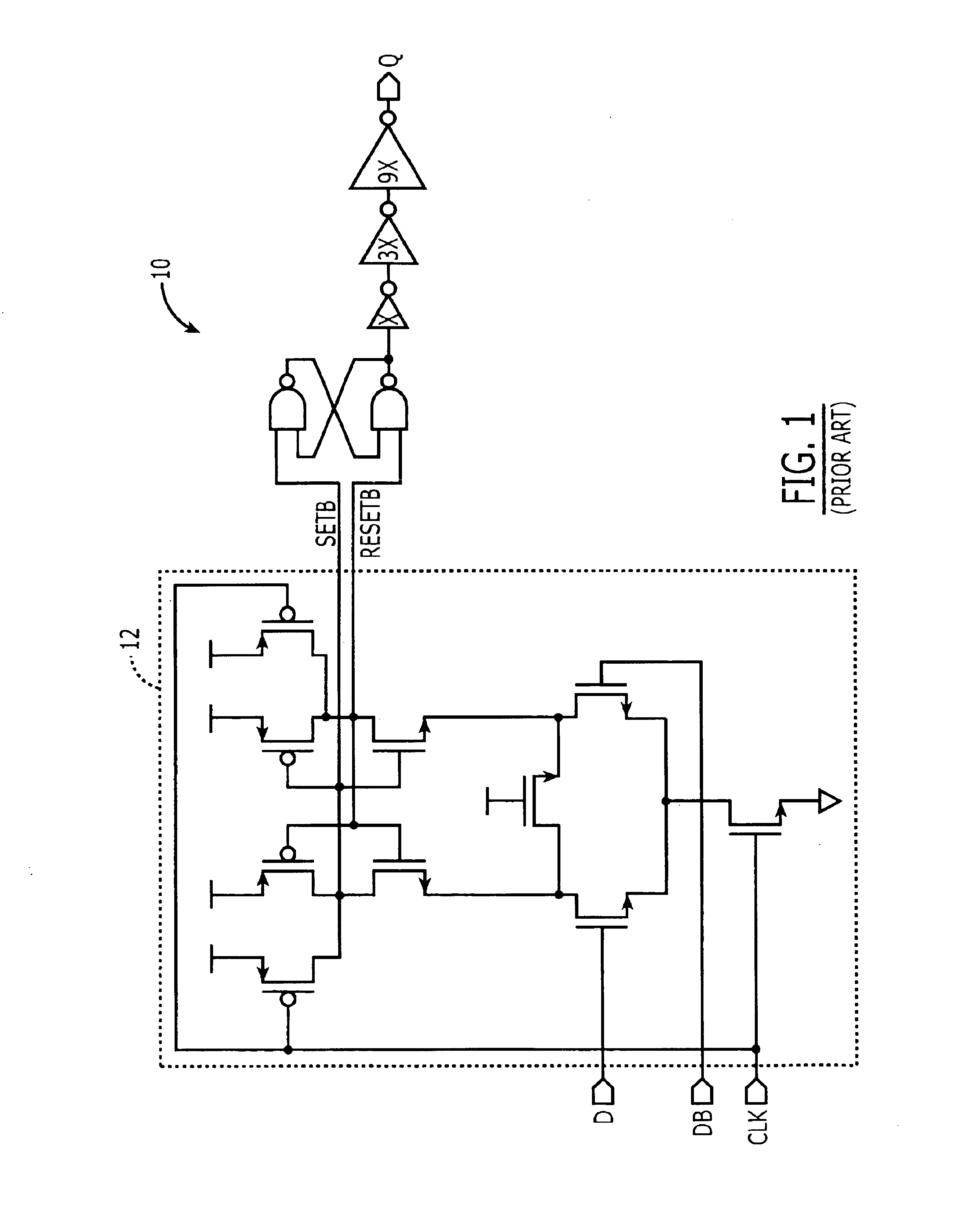 Edge accelerated sense amplifier flip-flop with high fanout drive capability