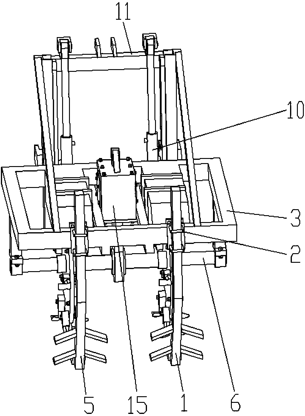 Lifting adjustable greenhouse subsoiler