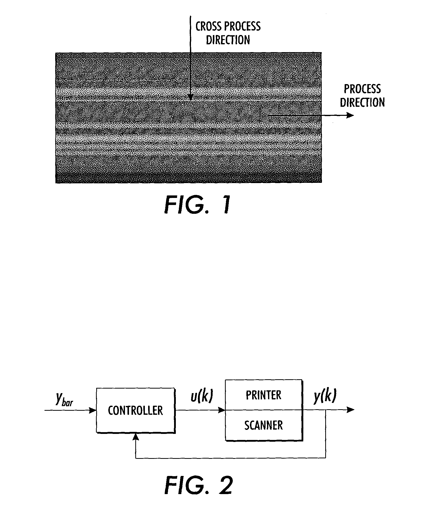 Active compensation of streaks using spatial filtering and feedback control