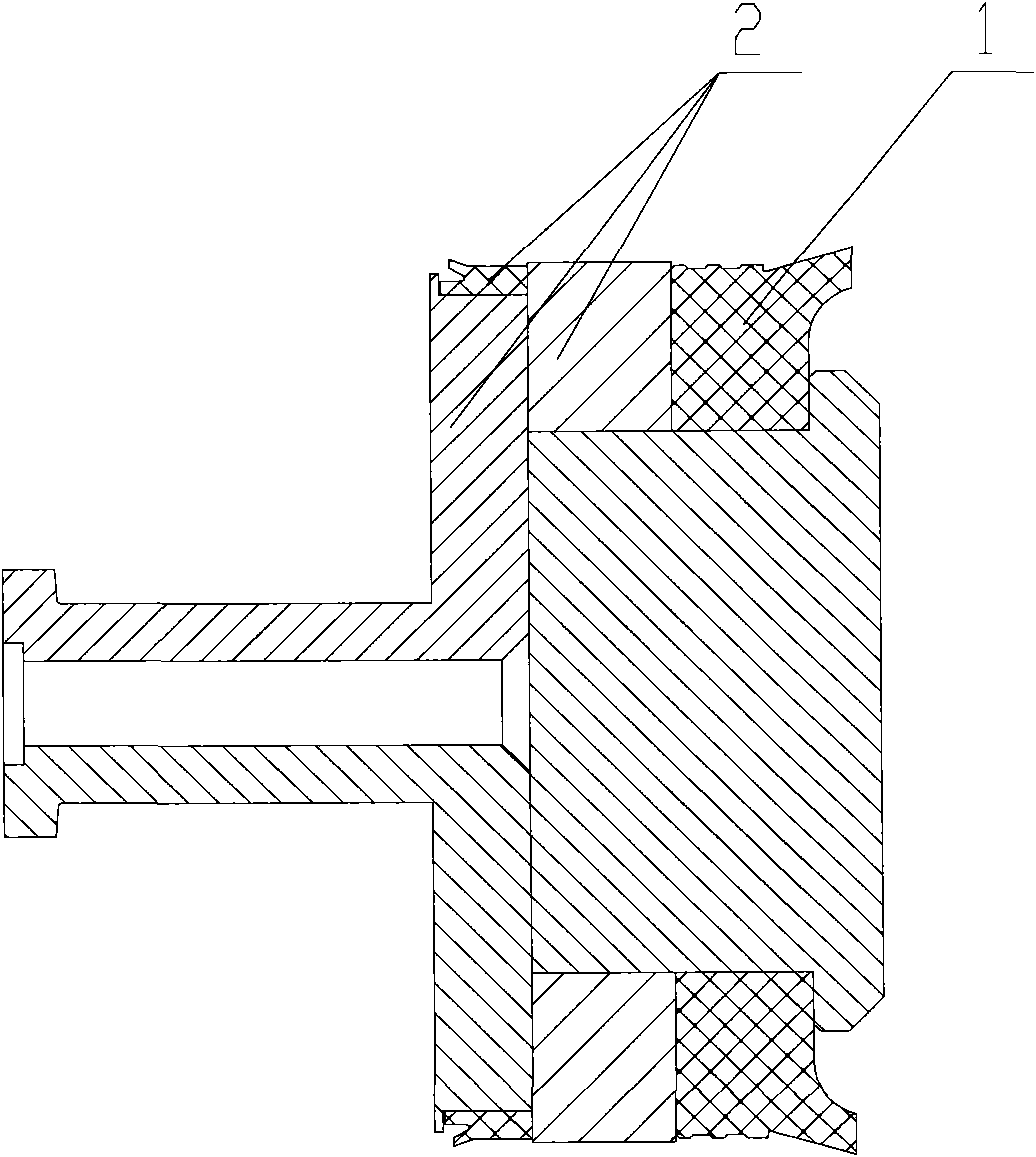 Concrete pumping equipment and piston body thereof