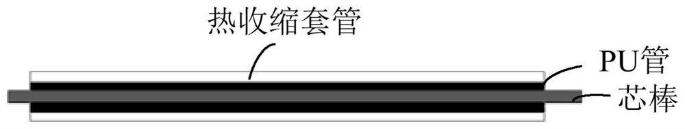 Heat-shrinkable material, heat-shrinkable sleeve and preparation method