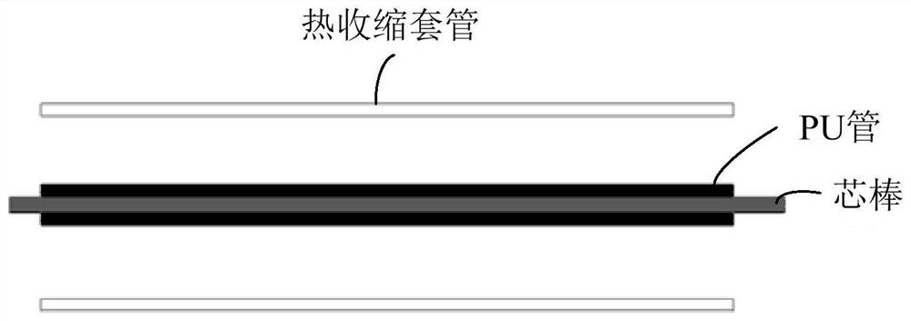 Heat-shrinkable material, heat-shrinkable sleeve and preparation method