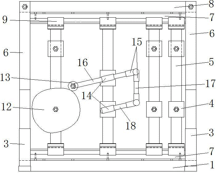 Novel student autonomous mechanism innovative design experiment platform and use method thereof