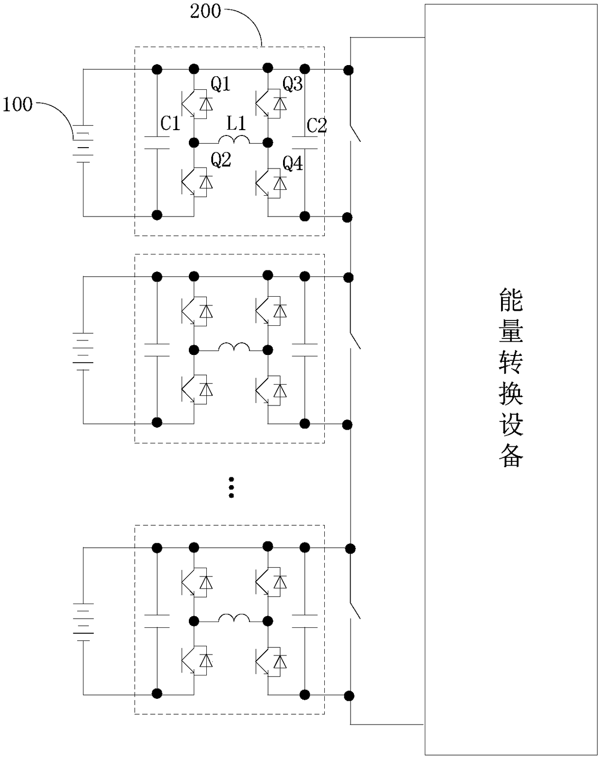 Battery equalization system and distributed generation system