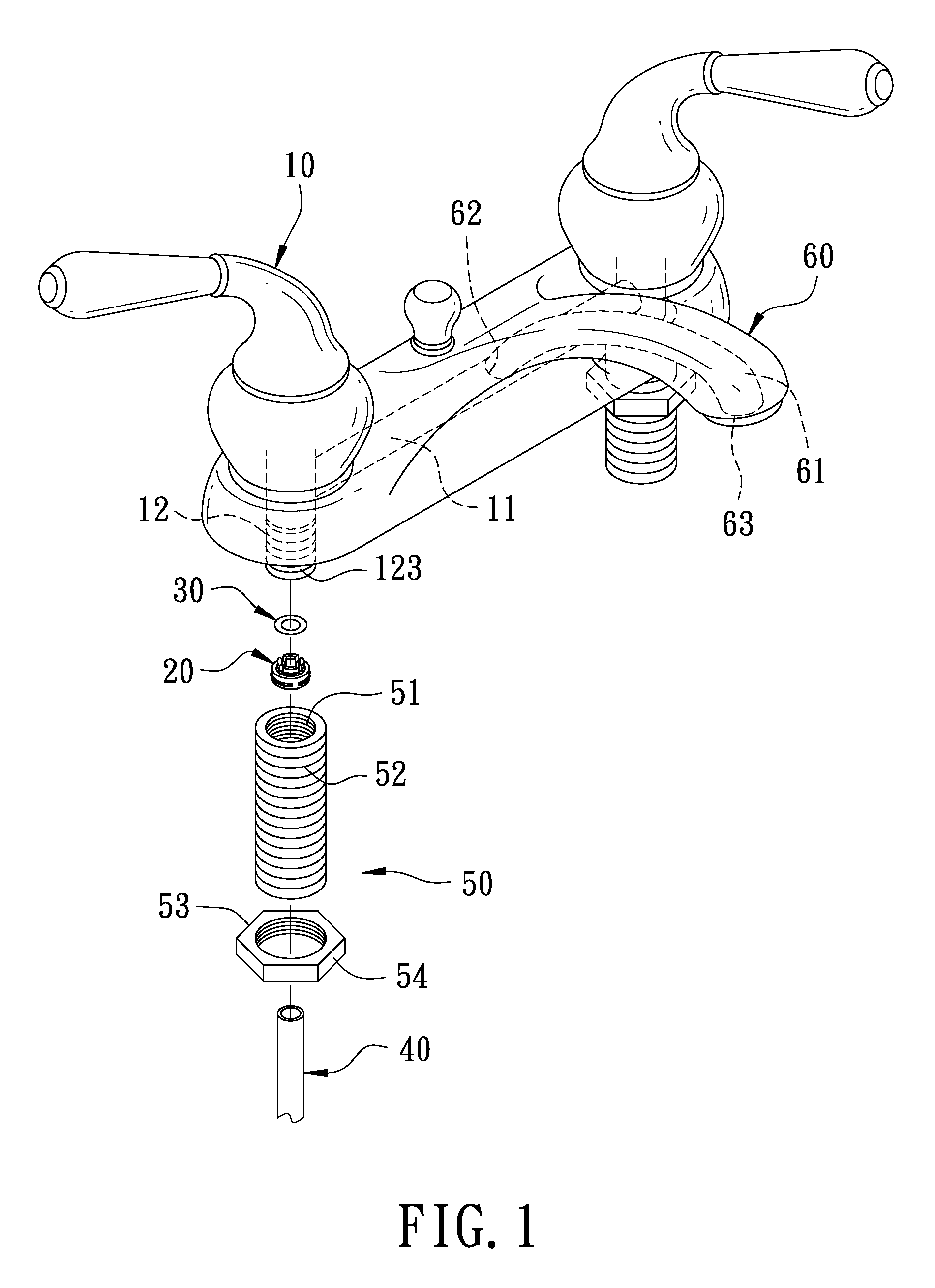 Quick release device for faucets