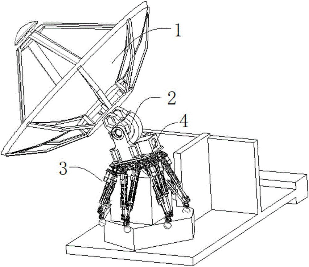 Intelligent polar-orbiting satellite antenna based on six-legged walking