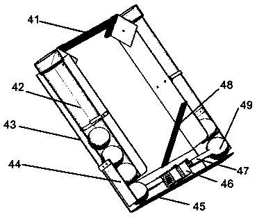 Unknown environment exploration-oriented mobile robot self-deploying sensing network