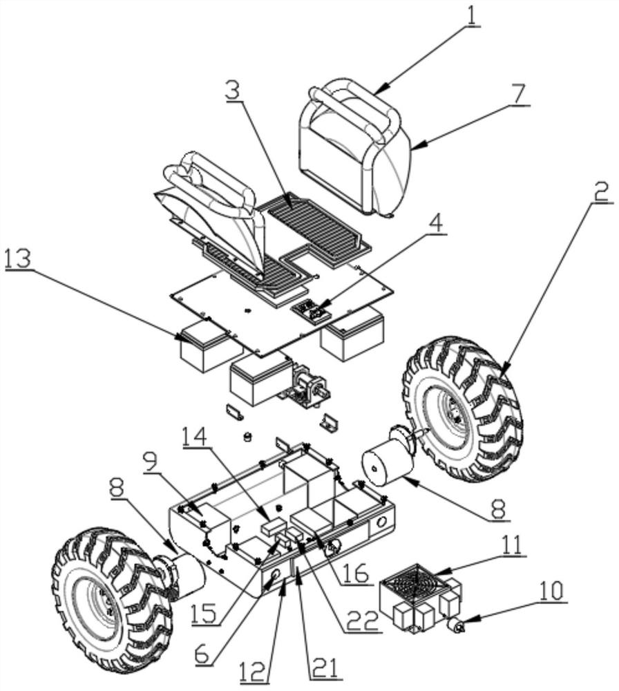 A two-wheel self-balancing vehicle