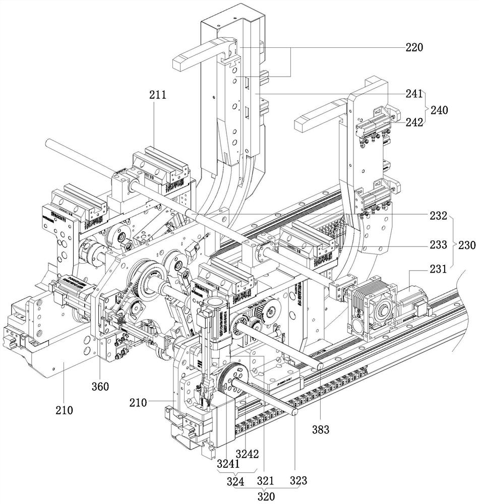 Automatic pipe routing machine for assembling radiators