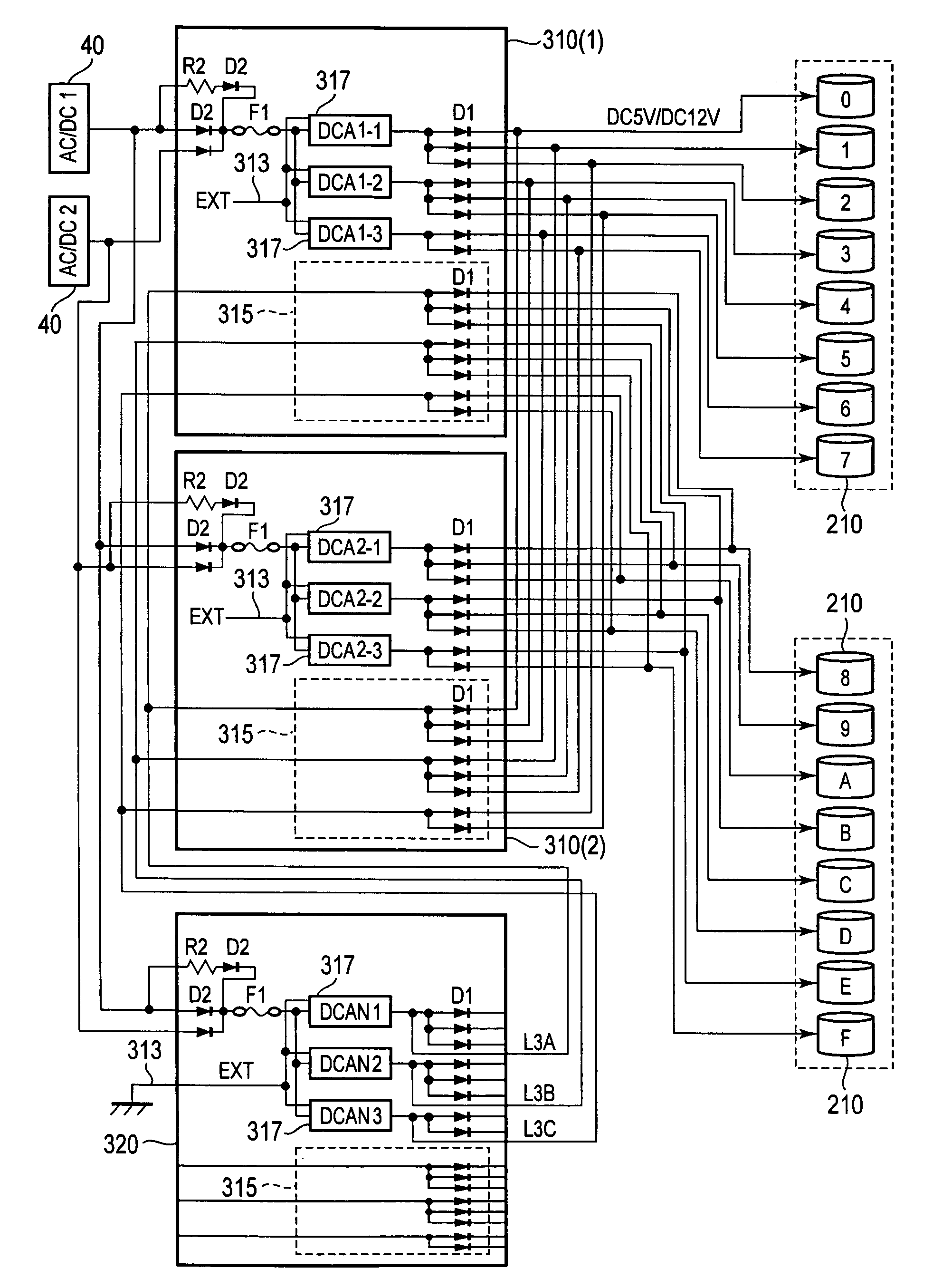 Power supply device and storage control device