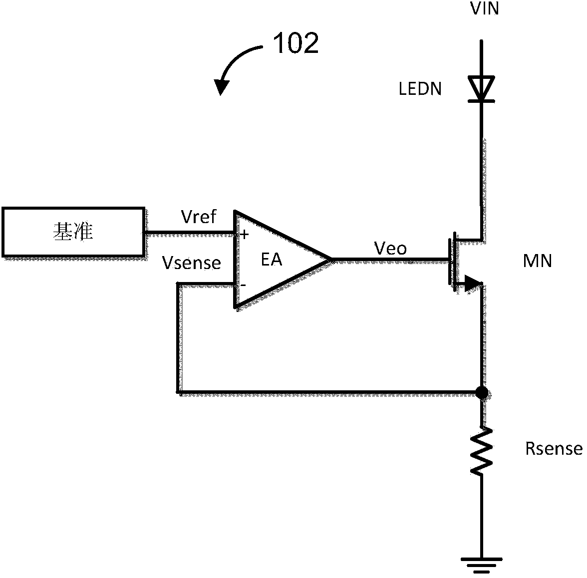 Multi-channel light-emitting diode (LED) linear driver