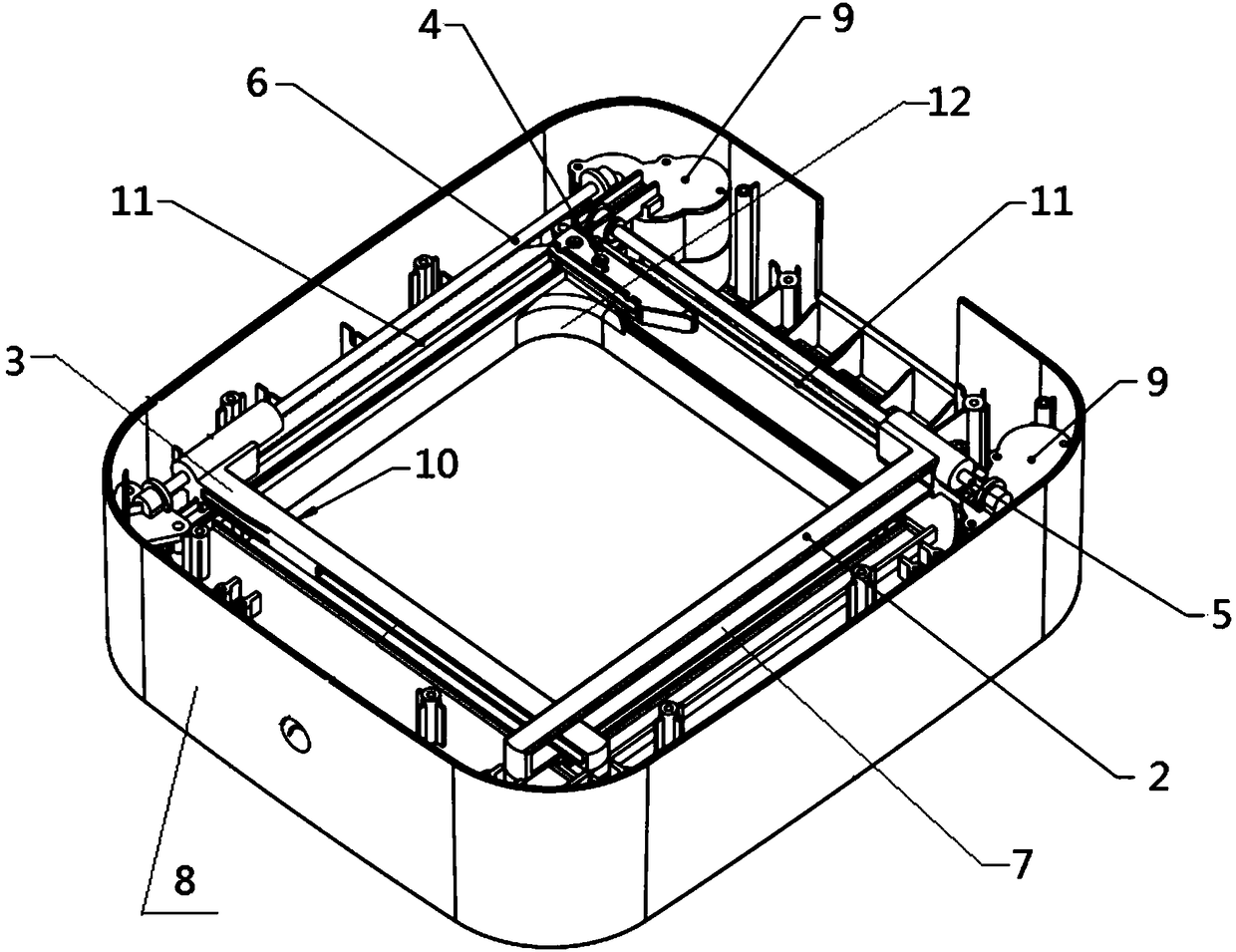 Garbage bag sealing mechanism and intelligent garbage can