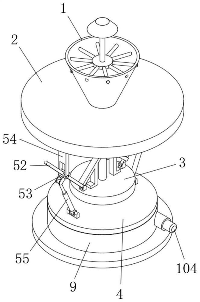 Multi-angle adjustable mounting chassis for communication antenna