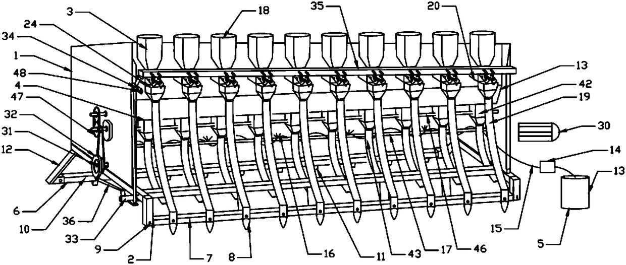 Multifunctional combined seeding machine