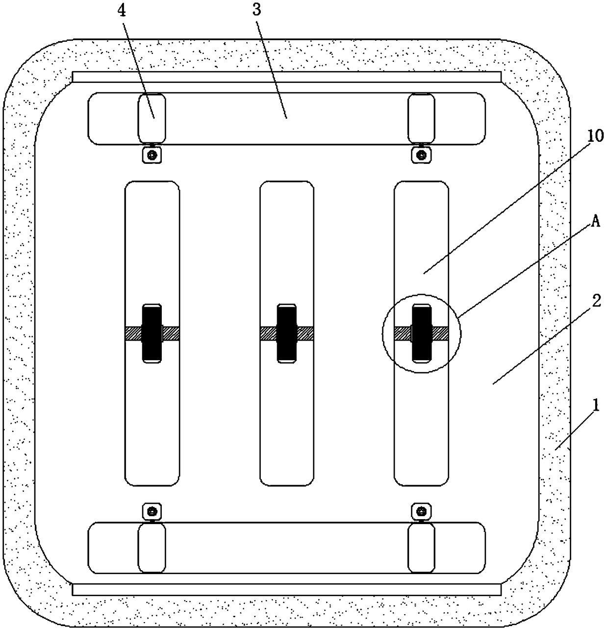 Washing equipment for pillow mats