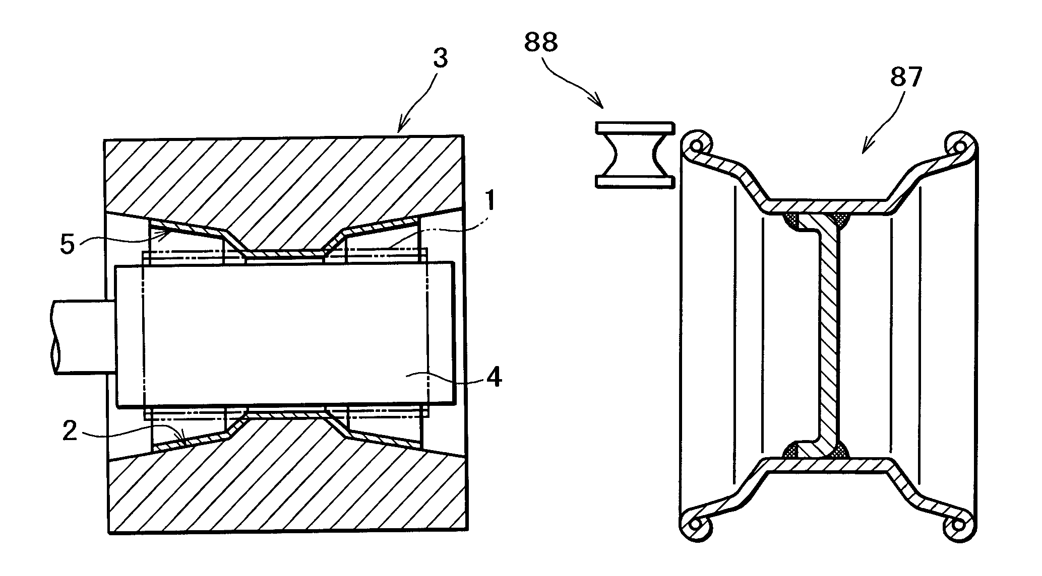 Methods of electromagnetic forming aluminum alloy wheel for automotive use