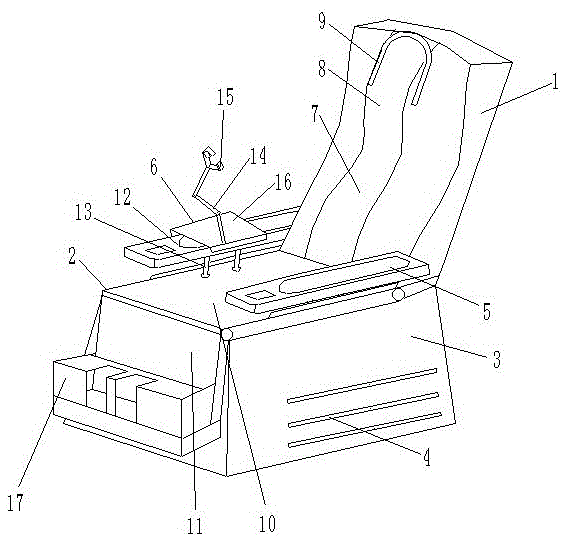 Ergonomics-based functional chair for old people