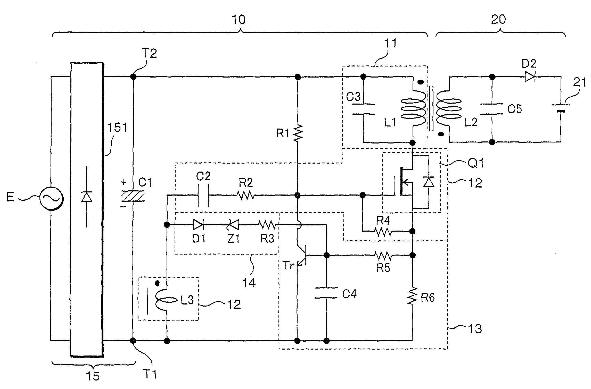 Power supply circuit and power supply system