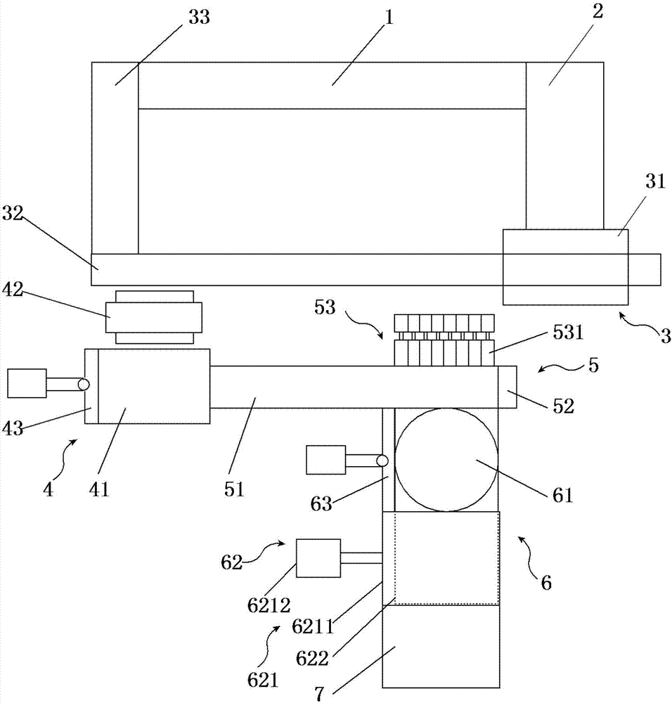 Automatic supporting-plate-free cement brick stacking device and method and packing production line