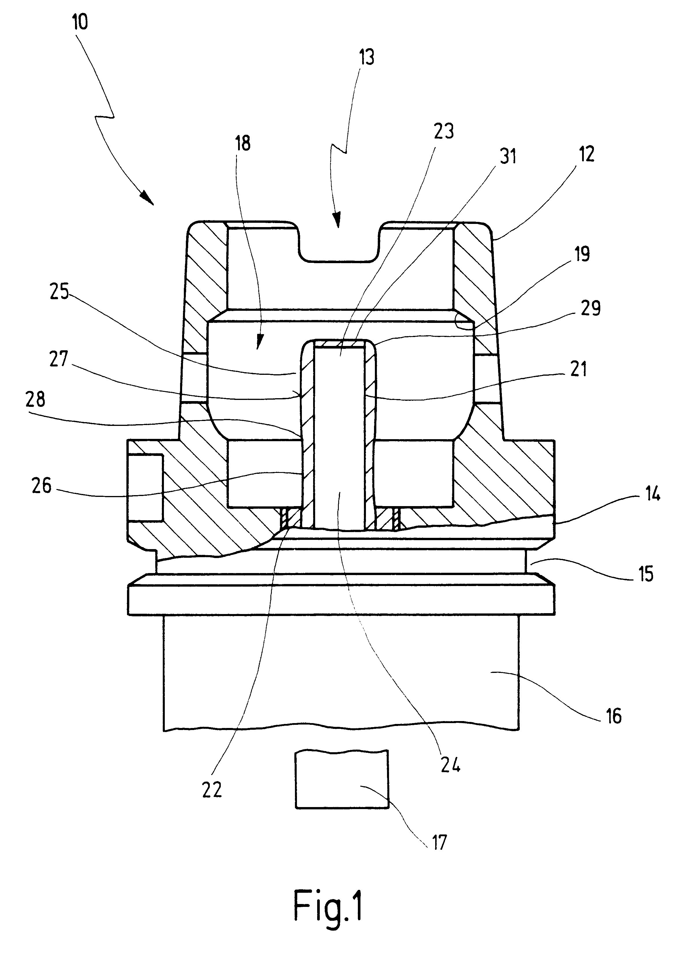 Tool holder with coolant tube