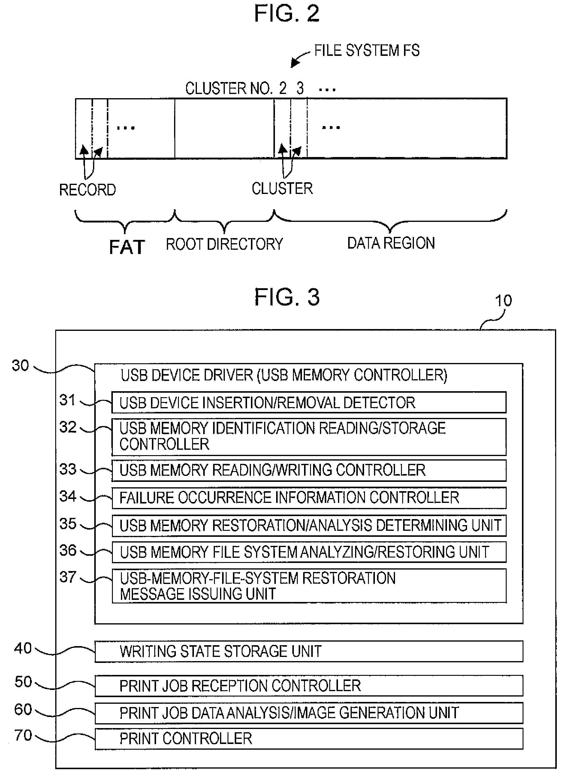 Data processing apparatus and method for restoring a file system