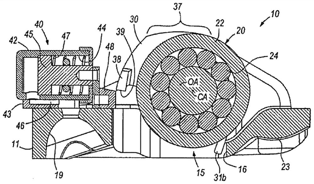 Finger follower for lobe switching and single source lost motion