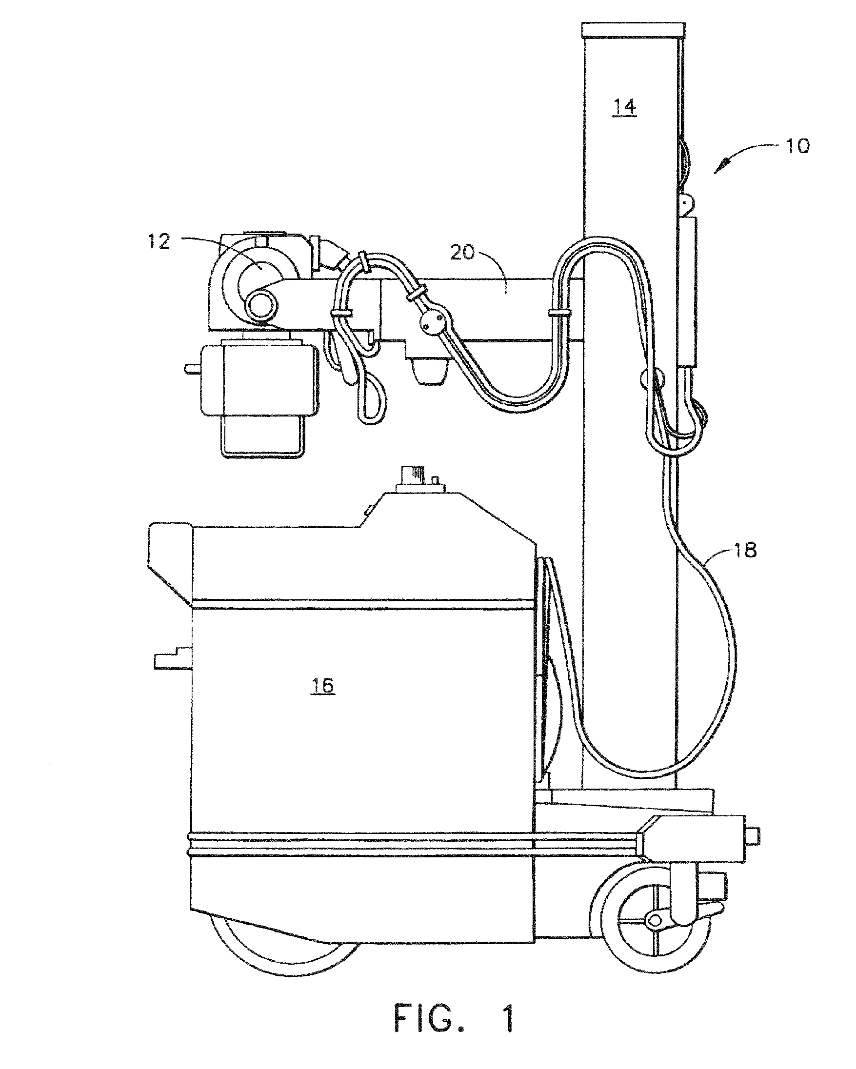 X-ray detector with impact absorbing cover