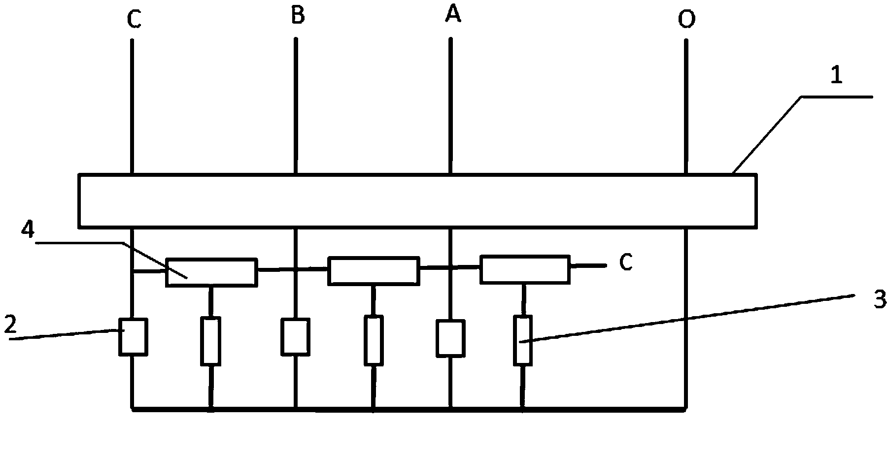 Balanced leveling method for three-phase loads of low-voltage power network and automatic load transferring switch