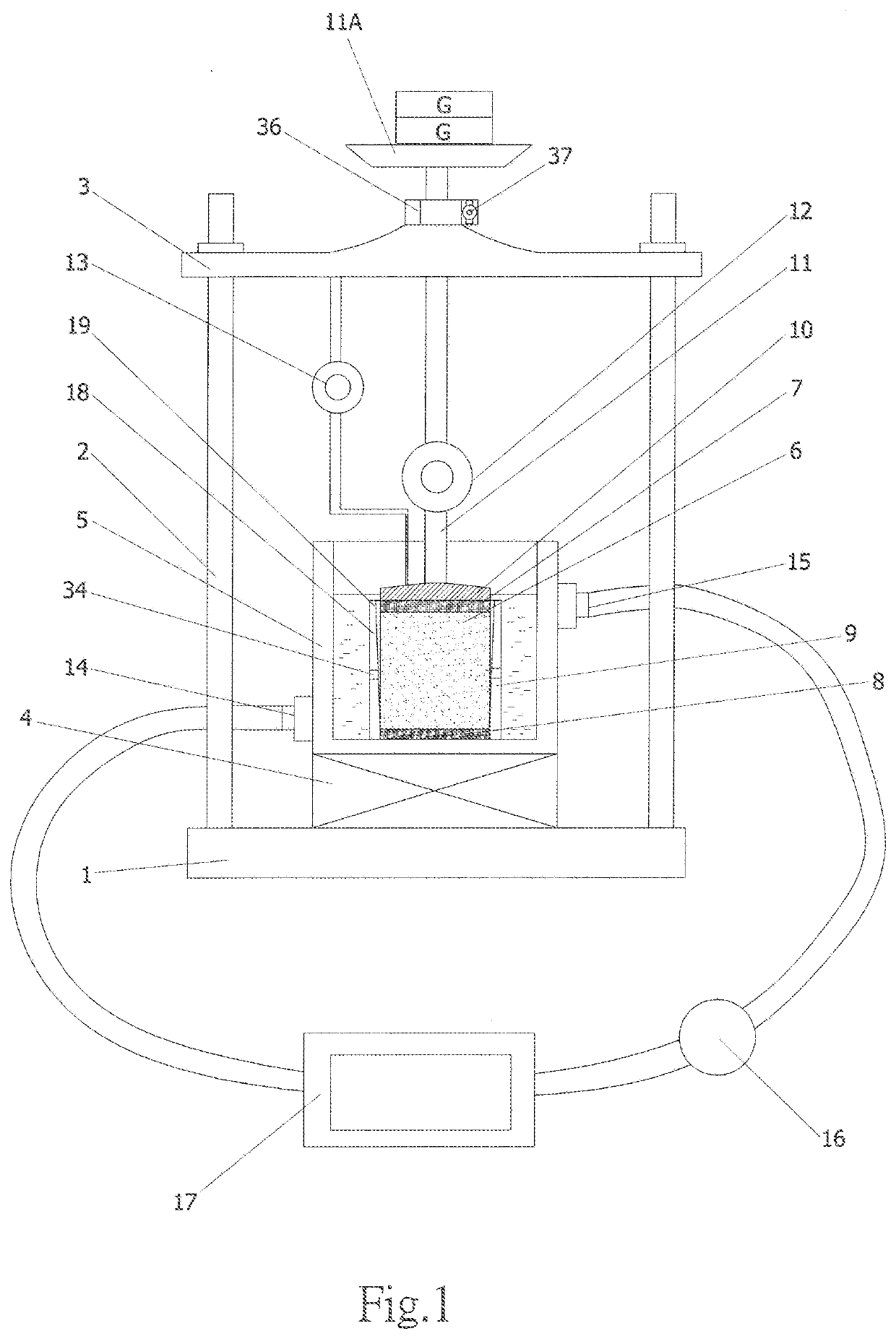 Portable multifunctional tester for pollutant erosion effect and unidimensional consolidation and test method thereof