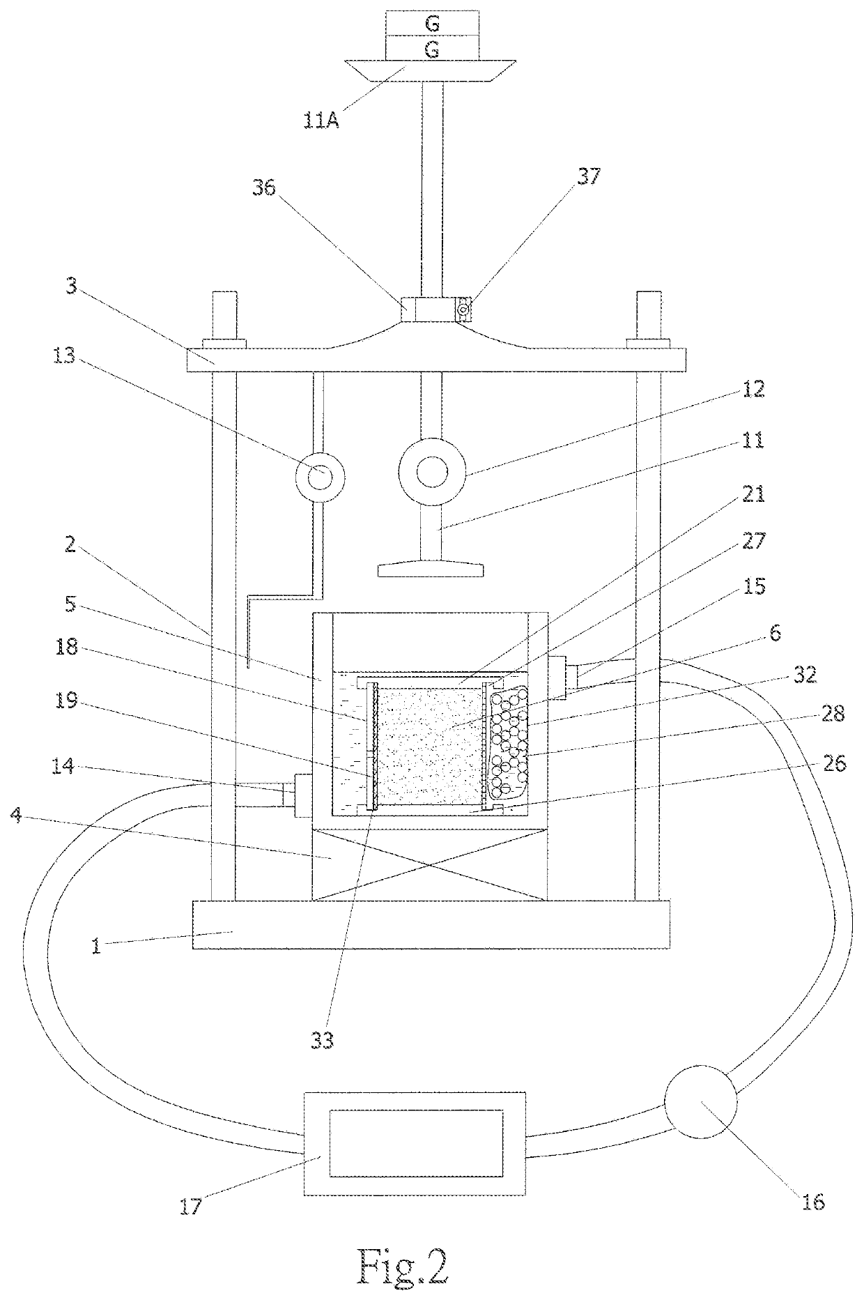 Portable multifunctional tester for pollutant erosion effect and unidimensional consolidation and test method thereof