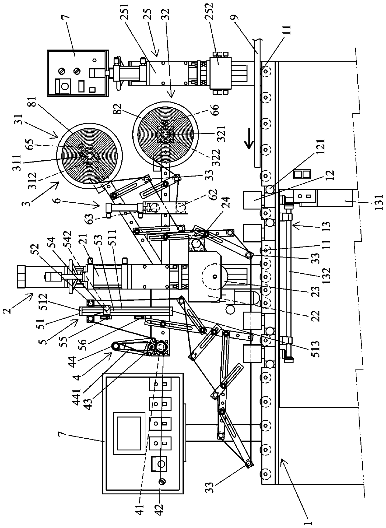 Method for setting marking pattern on surface of pipe, marking device and pipe