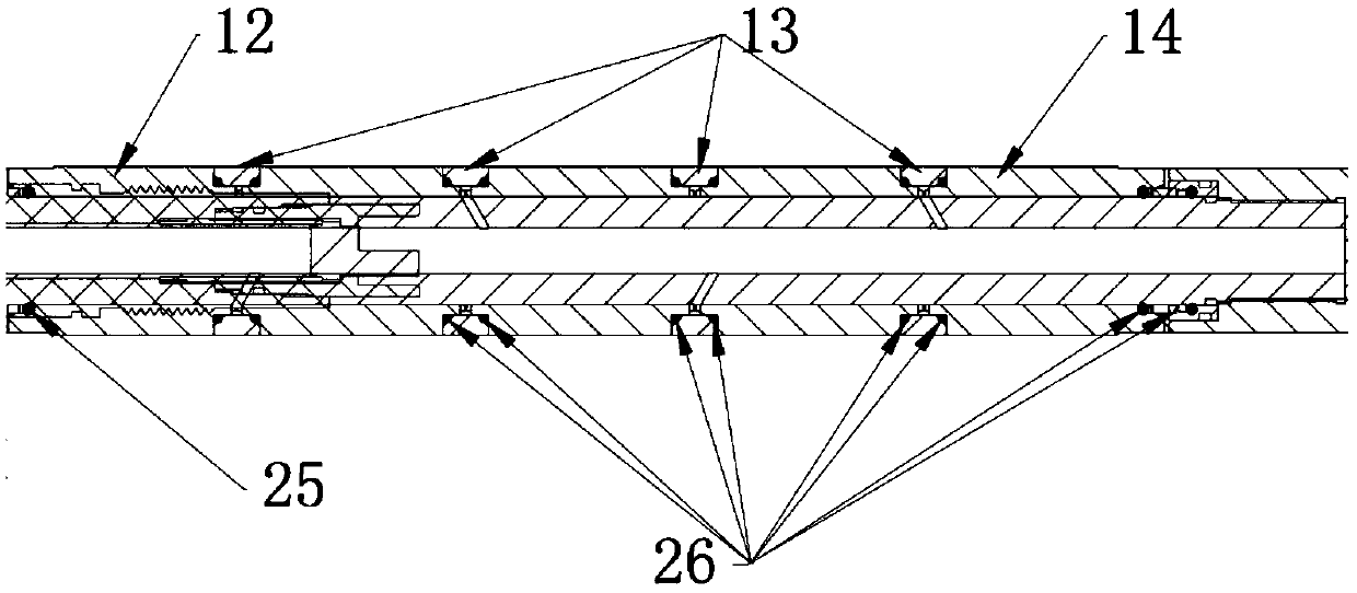 Special static contact probe for hydrate reservoirs