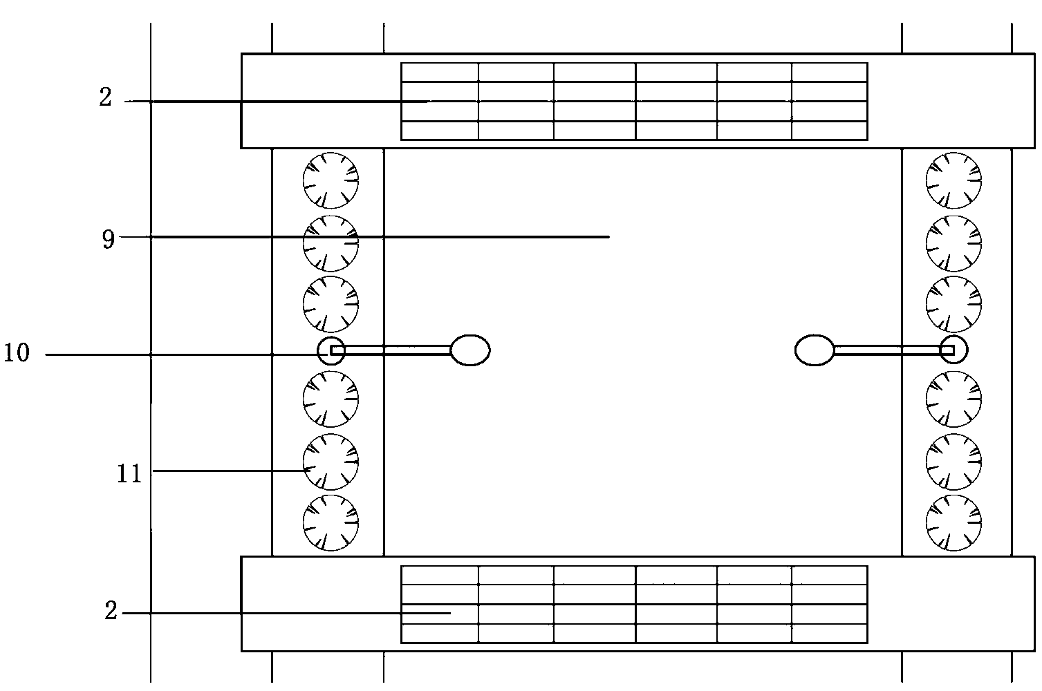 Ecological generating system using urban road spaces