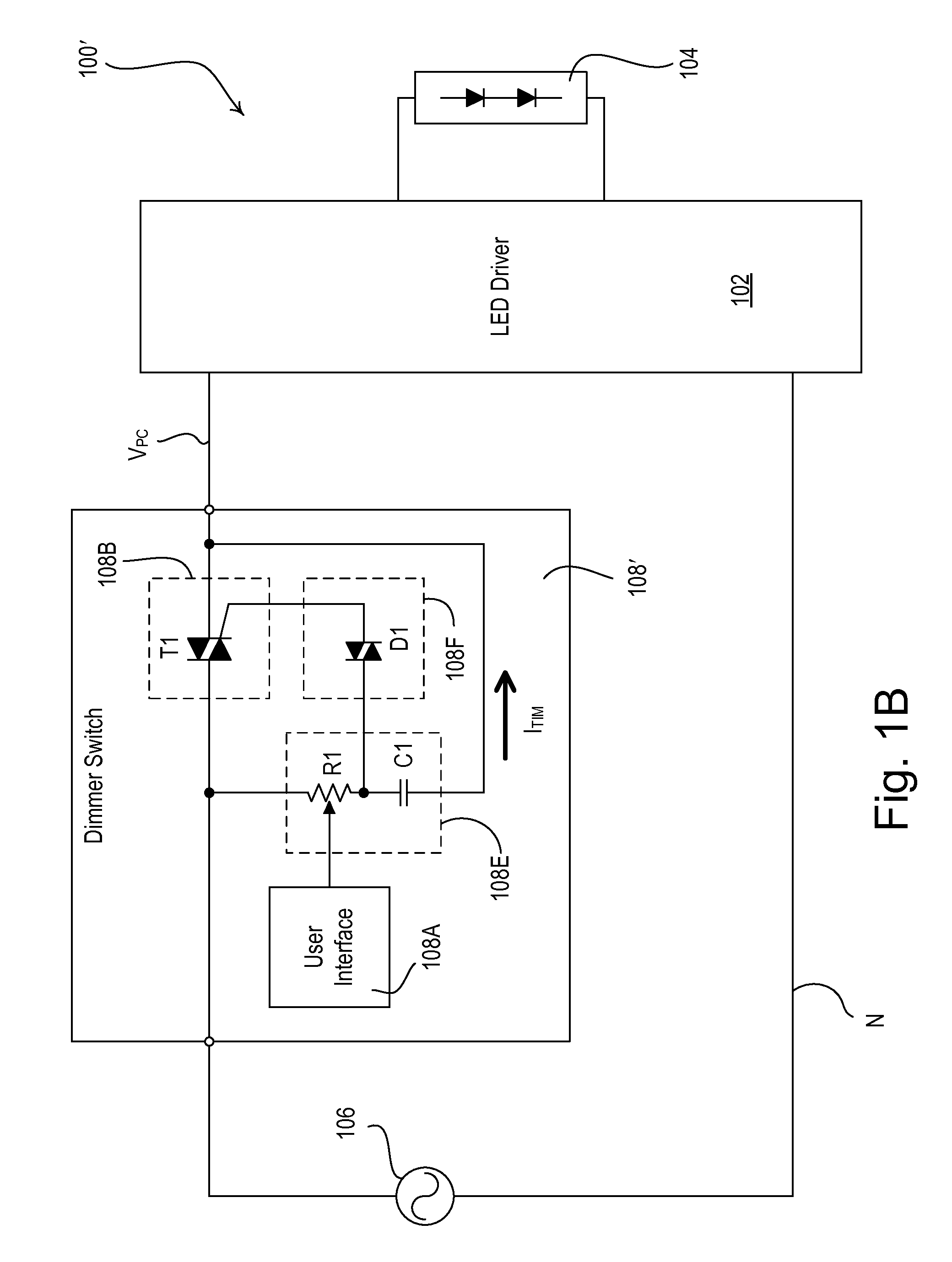 Controllable-load circuit for use with a load control device