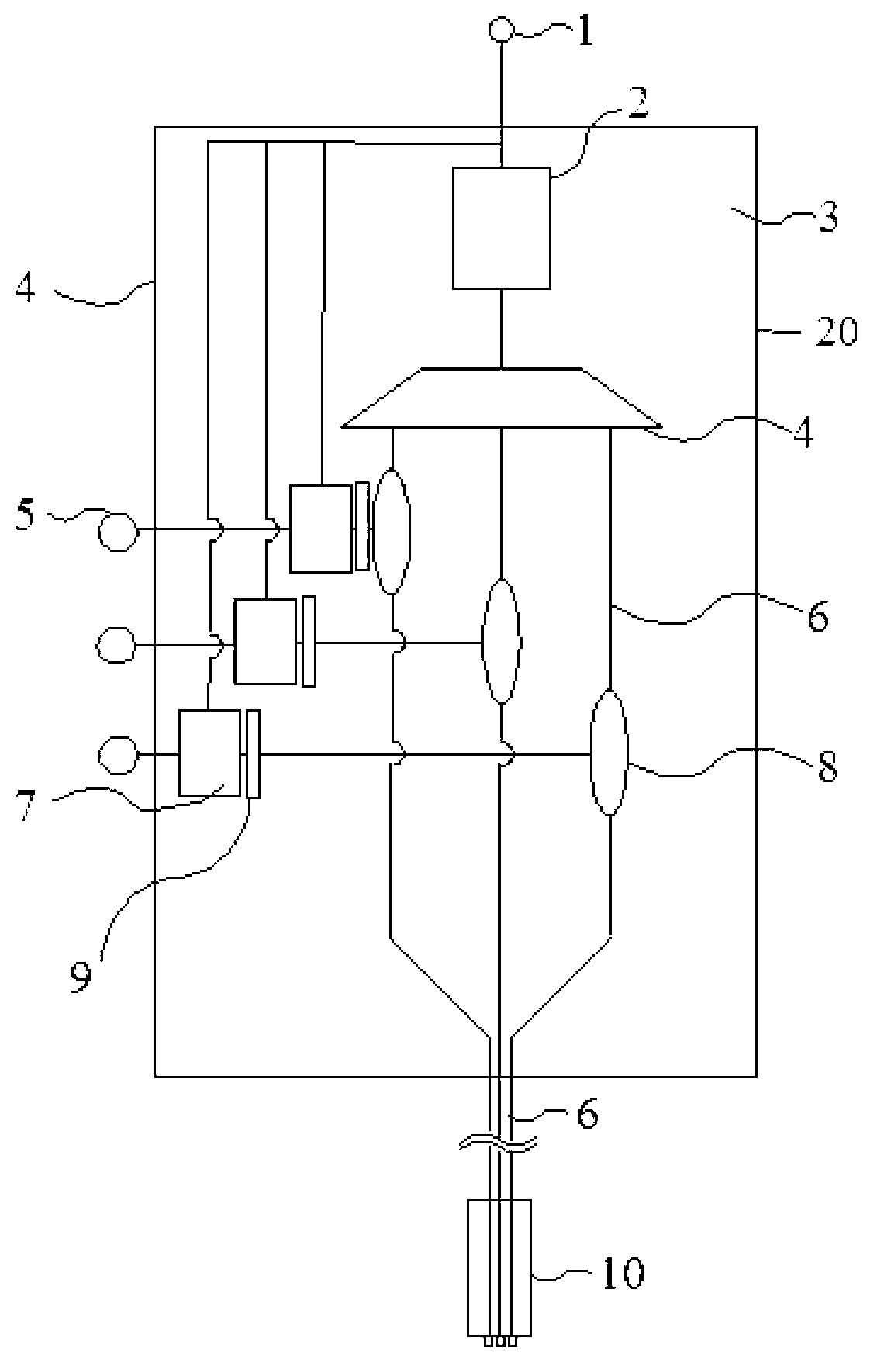 Near field probe used for detecting electromagnetic interference radiation performance and application method thereof