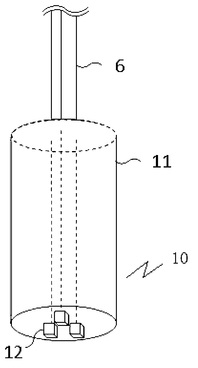 Near field probe used for detecting electromagnetic interference radiation performance and application method thereof