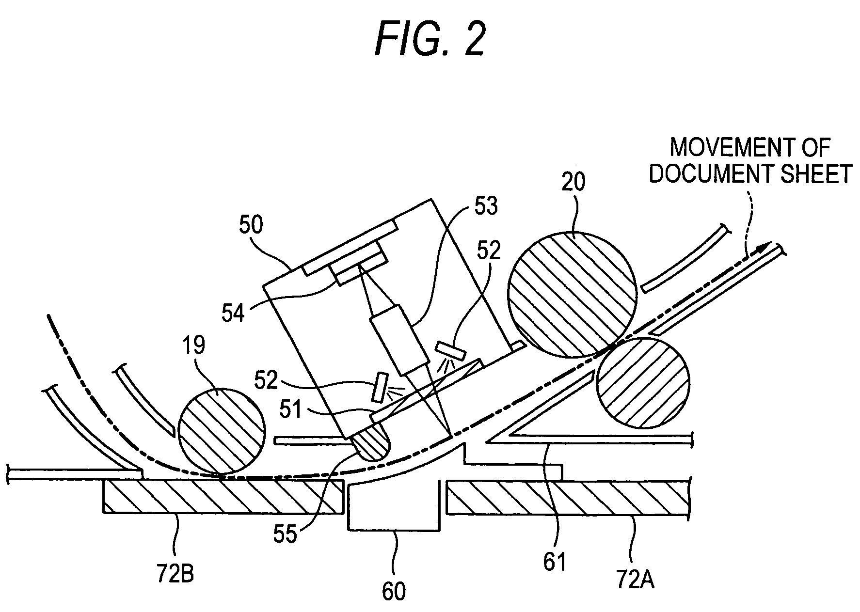 Image reading apparatus for correcting images on both sides of a document sheet