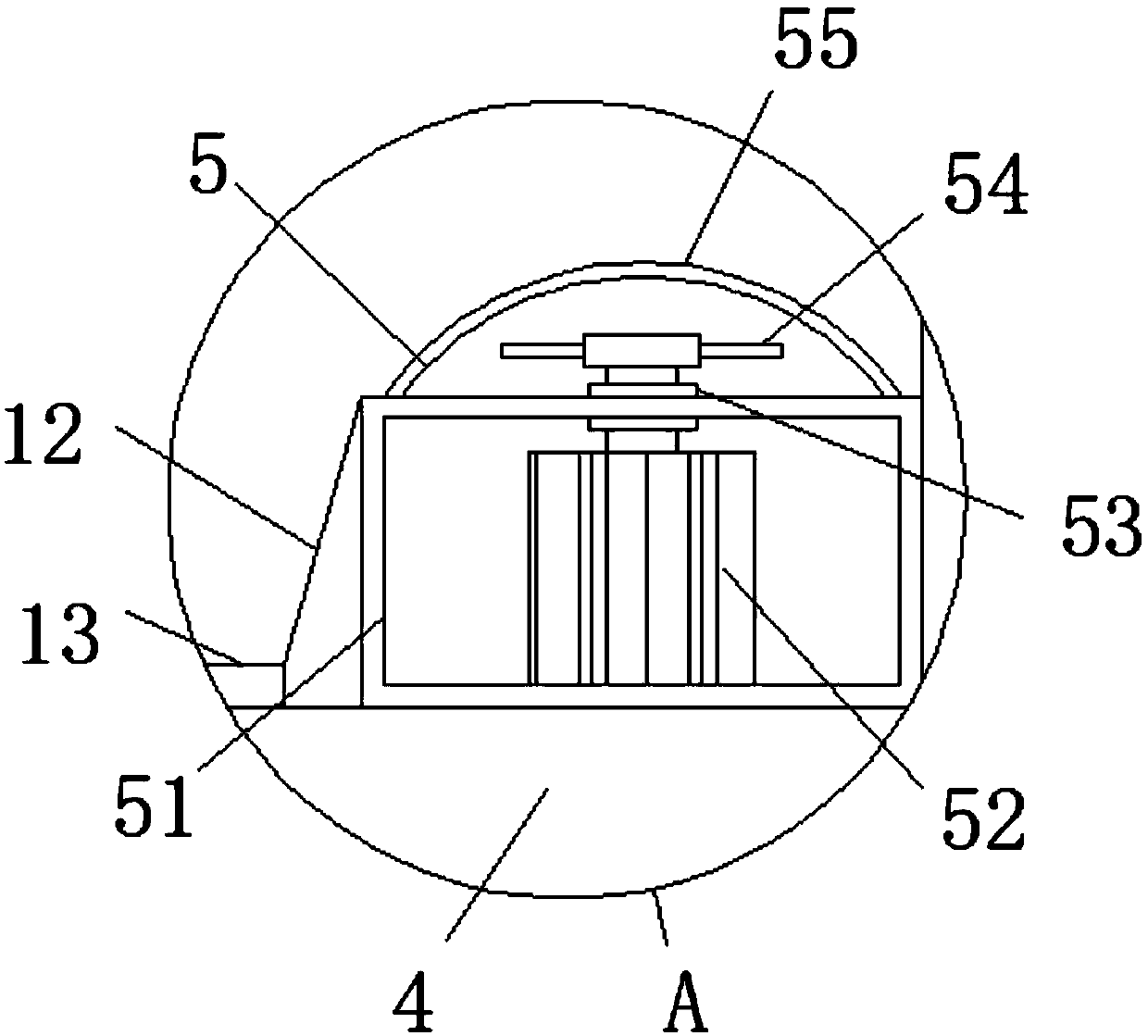 Purifying device of dryer for printing and dyeing