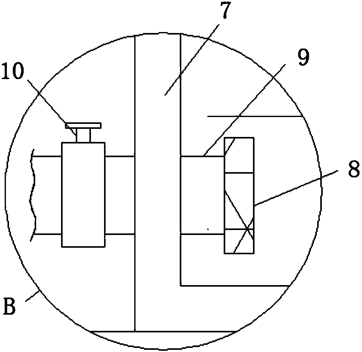 Purifying device of dryer for printing and dyeing