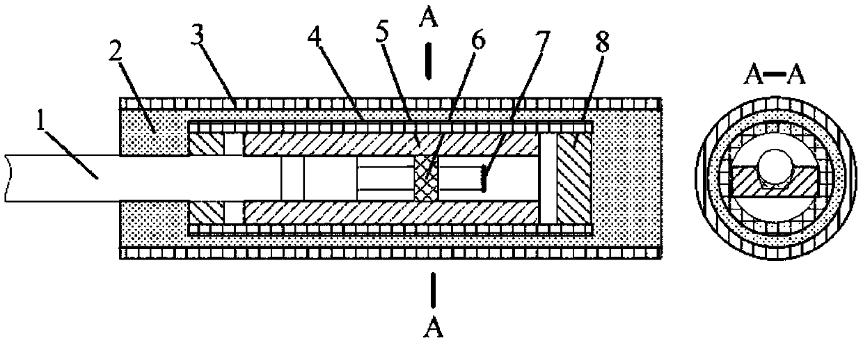 A kind of optical fiber end face reflector packaging method