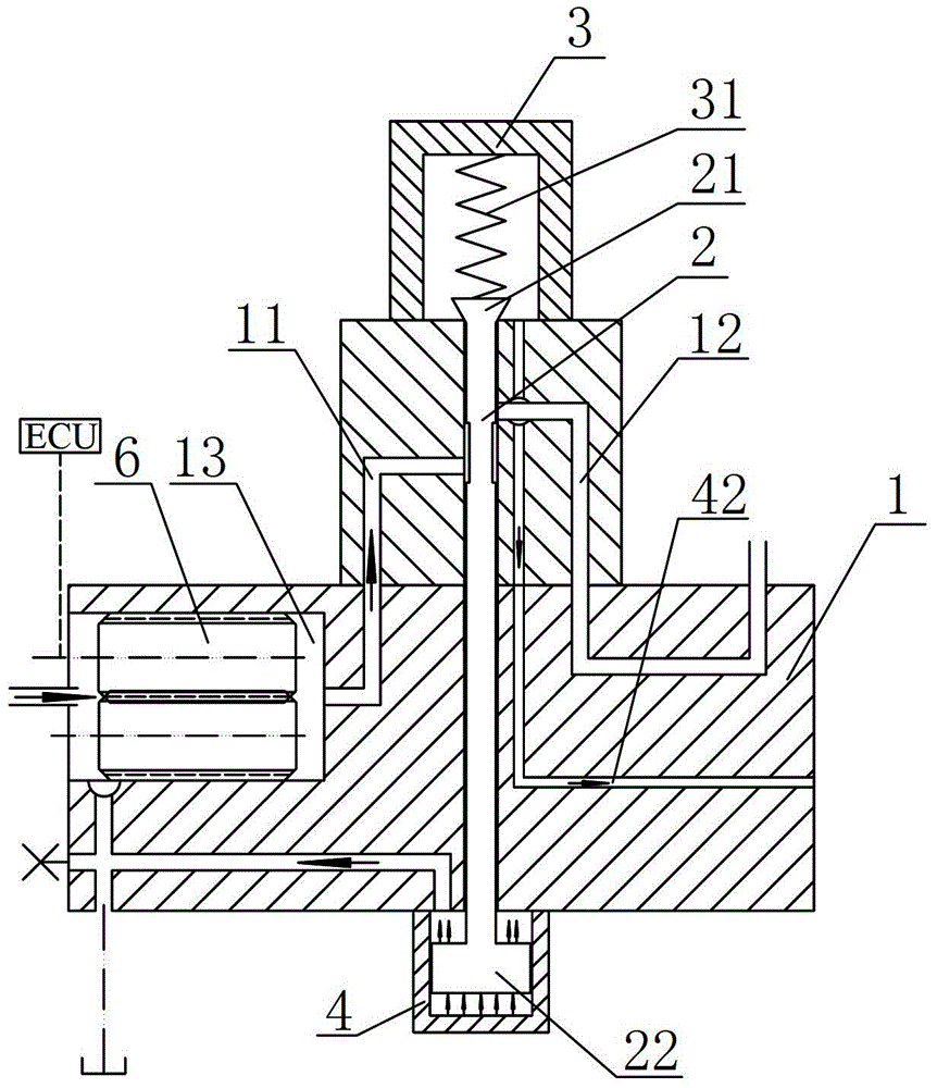 High pressure common rail fuel injection control system for low speed marine diesel engine