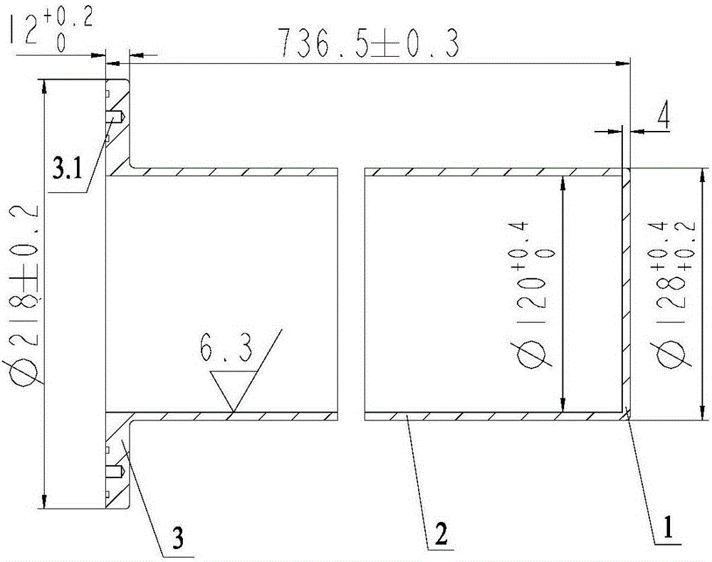 Processing method of aluminum alloy booster explosive cartridge class parts