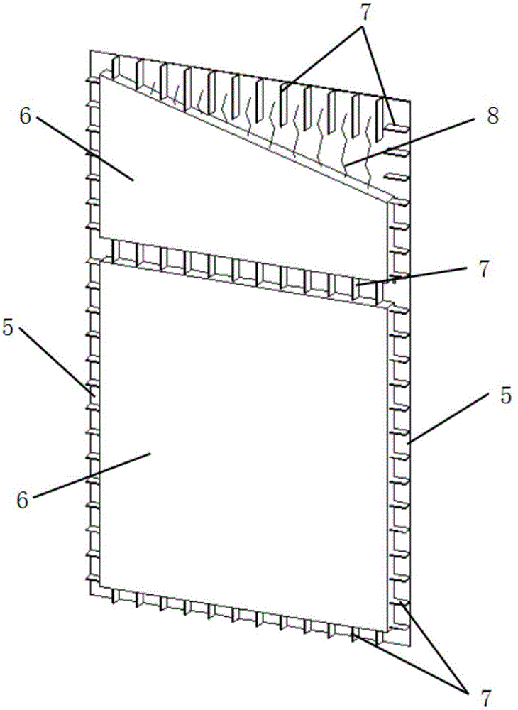 Prefabricated assembly type steel plate-concrete composite shear wall structure system and construction method thereof