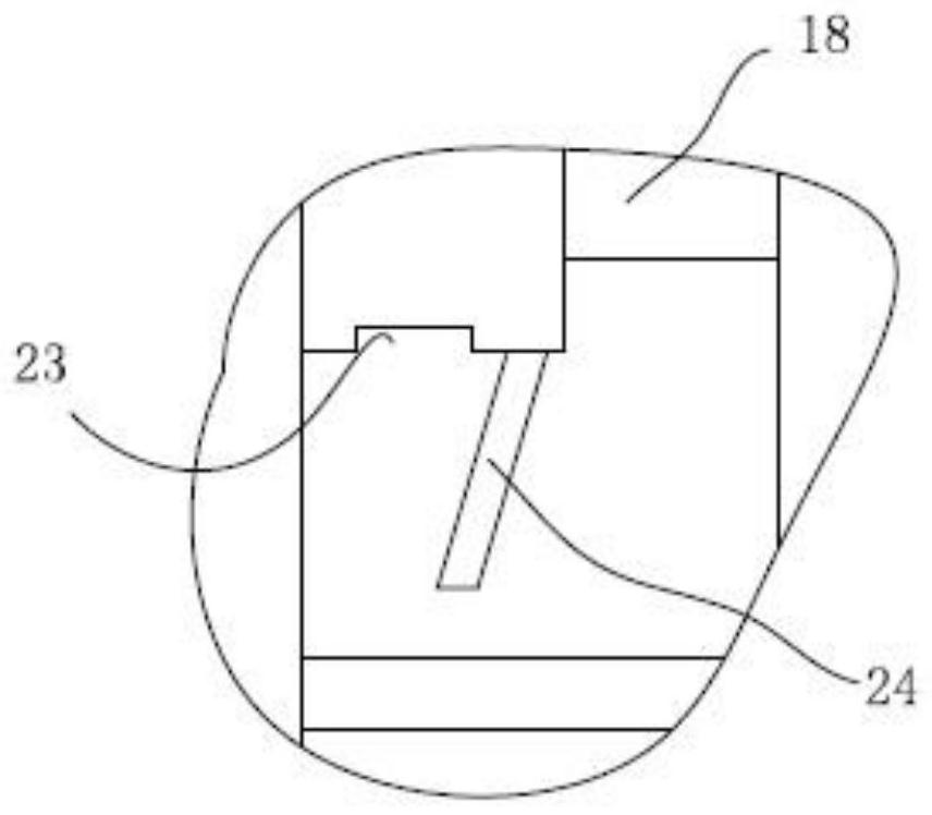 A sluice gate crushing type separating and unloading device