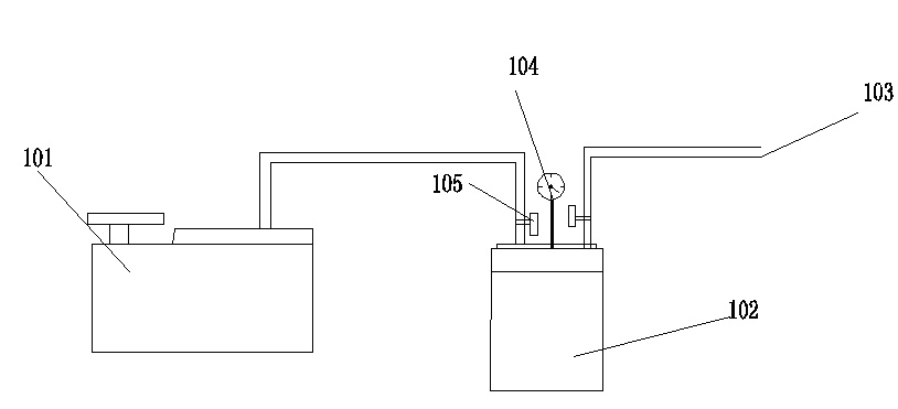 Vacuumizing method for producing large-sized composite material member and composite air extracting layer